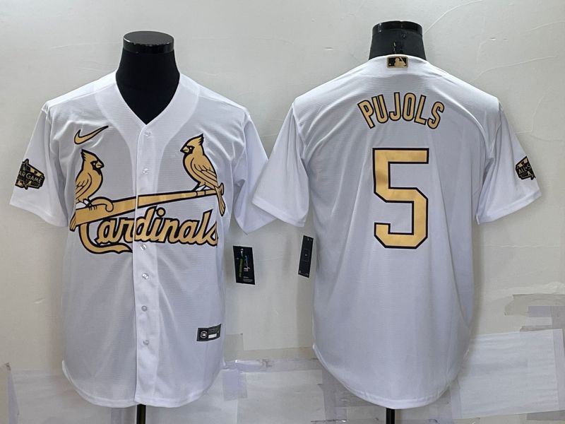 Men St.Louis Cardinals 5 Pujols White 2022 All Star Nike MLB Jersey